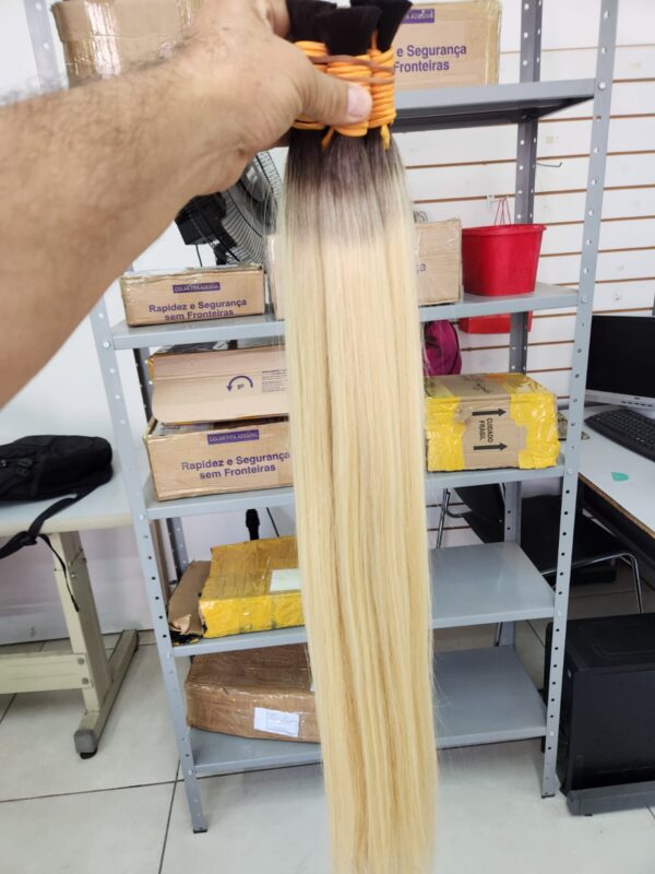 50 cm de Cabelo Indiano, Loiro, Produto de Ótima Qualidade. - Image 3